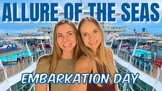 BOARDING ALLURE OF THE SEAS FOR 4 NIGHTS  Royal Caribbean Cruise Vlog [upl. by Niraa]