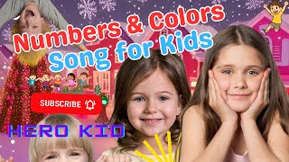 Fun Numbers and Colors Song for Kids  Learn Counting amp Colors with a Catchy Tune [upl. by Kylen711]