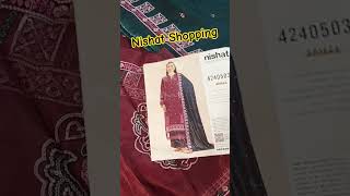 Nishat Hot Selling Dressnishat winter shorts youtube fashion latest shopping lifewitharhama [upl. by Xilef]