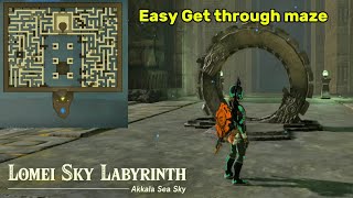 How to Easily Complete Lomei Sky Labyrinth Tears Of The Kingdom [upl. by Decrem]