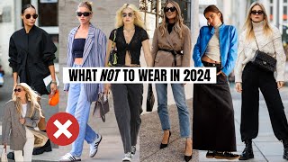 Fashion Trends To Avoid in 2024  What NOT To Wear [upl. by Golanka258]