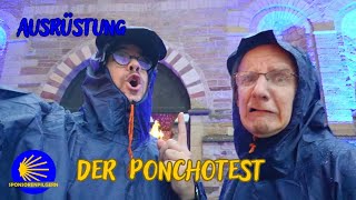 Pilgerausrüstung Der ultimative Ponchotest [upl. by Lin305]