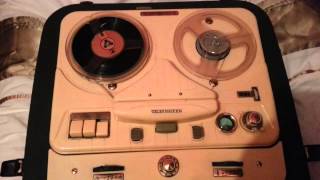 1958 Telefunken Magnetophon model 85 working [upl. by Klump]