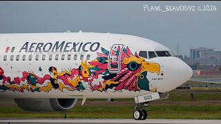 The KUKULKAN KUKULCAN livery Aeromexico Boeing 737Max 9 [upl. by Bixler752]