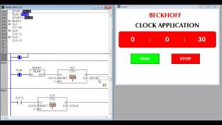 Beckhoff PLC Programming Tutorial CLOCK APLICATION TWINCAT [upl. by Seagraves]