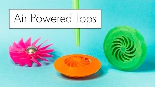 GALACTOPS  Air Powered Spinning Tops [upl. by Deckert]