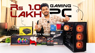 Rs 1 Lakh Editing amp Gaming amp AI PC Build 2024  Intel i514500 amp RTX 4060 [upl. by Sinnej]