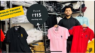 Best POLO Tshirt manufacturer Ludhiana wholesale  Plain POLO Tshirt print on demand wholesale [upl. by Dripps]