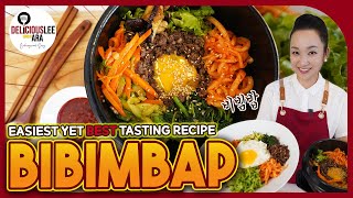 BIBIMBAP  The easiest yet best recipe to follow Most popular Korean Dish  비빔밥 [upl. by Yul]