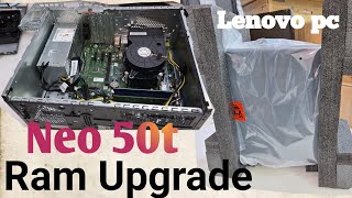 Lenovo ThinkCentre neo 50t Gen 3 Unboxing and Memory Upgrade [upl. by Dronel995]