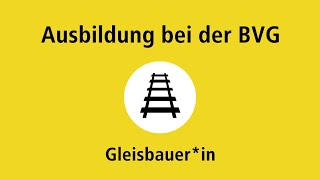 Ausbildung bei der BVG Gleisbauerin [upl. by Ecile]