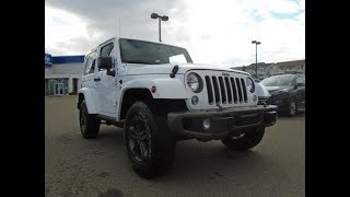 2016 JEEP WRANGLER SAHARA 75TH ANNIVERSARY EDITION  Crowfoot Hyundai 1706551A [upl. by Llenrahc665]