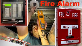 Replacing fire alarm system at elementary school Full addressable replacement day 34 [upl. by Eirret]