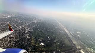 4K  Low Cloud Departure In Long Beach  Southwest Airlines  LGBDEN  Boeing 7377H4  N476WN [upl. by Notirb]