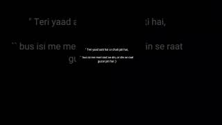 Teri yaadon me din se raat guzar jati hai⛅🌌 ytshorts [upl. by Rosalinda]