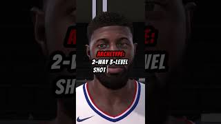 Paul George 2Way 3Level Shot Creator build in NBA 2k25 nba2k25 paulgeorge gaming [upl. by Amliw]