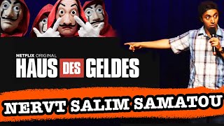 Haus des Geldes Spanisch und Überfälle  Salim Samatou  RebellComedy [upl. by Mistrot342]