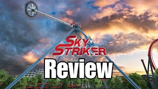 Sky Striker Review  Six Flags Great America [upl. by Mathilde]