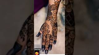 Dubai mehndi design 🥰 design so lovely 😍 [upl. by Asiuol]