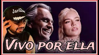 Karol G y la interpretacion que genero criticas quotVivo por ellaquot junto a Andrea Bocelli [upl. by Manella37]