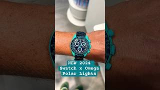 NEW 2024 Swatch x Omega Polar Lights Mission on Earth wristroll swatch omega moonswatch 2024 [upl. by Mac]