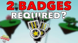 All Badge Gloves That Require 2 BADGES  Slap Battles [upl. by Shorter]