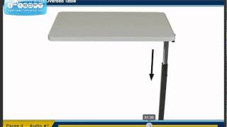 Drive Medical Pivot and Tilt Overbed Table [upl. by Fatma]