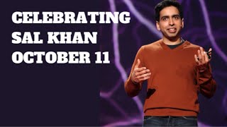 Celebrating Sal Khan  October 11  365festivals  The Genius Tree [upl. by Allys]