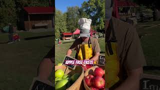 Orchard Farm  Apple Picking  Free taste canadavlogs orchard farm shortvideo applefarm [upl. by Lowson]