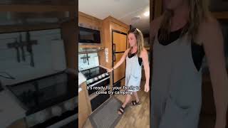 Tour our Retro Trailer VRBO rvamerica rvlife vrbo tour trailertour travel travelidaho [upl. by Negris]