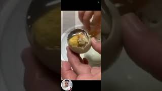 PEELING BALOT satisfyingboiledtrendingegg duckexoticASMR [upl. by Naam]