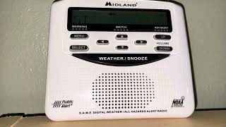 NOAA Weather Radio Weekly Test [upl. by Aihsenek]