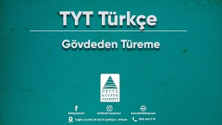 TYT Türkçe  Sorularla Konu Anlatımı  Gövdeden Türeme [upl. by Odnomra]