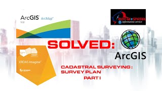 Cadastral Survey  Survey Plan part 1 using ArcGis [upl. by Clareta]