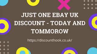 Latest eBay Discount Code UK 2024 [upl. by Sudnor181]