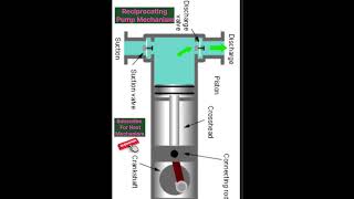 Reciprocating Pump Working Principle Positive displacement pump [upl. by Nerac]