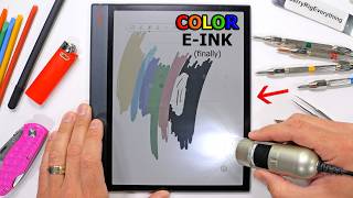 Color Eink looks CRAZY Under a Microscope [upl. by Ariec]