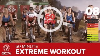 Extreme Fat Burning Workout  50 Minute Indoor Cycling Class [upl. by Admana536]