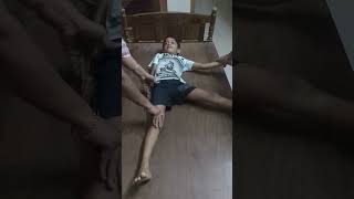 Devarajan doing a MORO REFLEX INTEGRATION EXERCISE Starfish like share Subscribe [upl. by Llenrac]