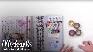 Make a Memory Book  Scrapbooking Basics  Michaels [upl. by Freeland487]