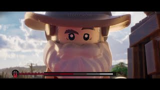 RDR2 Uncle Antagonizing John  BUT IN LEGO 4K [upl. by Desdee]