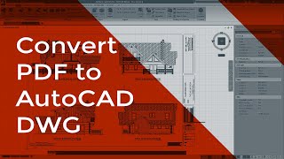 How to Convert a PDF to an AutoCAD DWG [upl. by Chastain961]