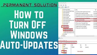 How to Permanently Disable Windows Update  Windows 10  Sinhala Tutorial [upl. by Bernadine]