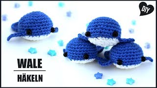 Wal häkeln  Tiere Häkelanleitung  Amigurumi DIY by Pfirsichteufel [upl. by Binette]