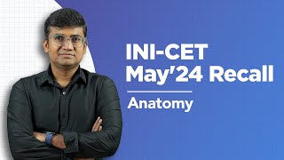 Exam Recall Series INICET May 24  Anatomy [upl. by Ikir]