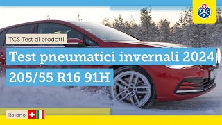 🚗 Test pneumatici invernali 2024 i migliori pneumatici 20555 R16 91H ❄️ [upl. by Rumilly598]