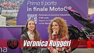 Le Iene Veronica Ruggeri sulla Ducati biposto  quotUrlavo come una pazza ma lo rifareiquot  EICMA 2024 [upl. by Ebanreb]