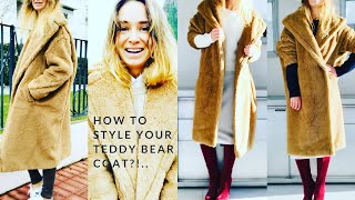 How to style your teddy bear max Mara coat come abbinare capotto max mara teddy bear [upl. by Pentha69]