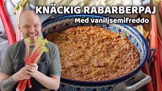 Knäckig rabarberpaj [upl. by Hcnarb]