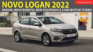 Novo Renault Logan 2022  Maior e mais equipado chega ao Brasil em 2021 [upl. by Katie]